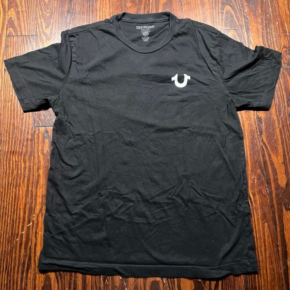 True Religion M Streetwear Graphic T Shirt Black Buddha 2002